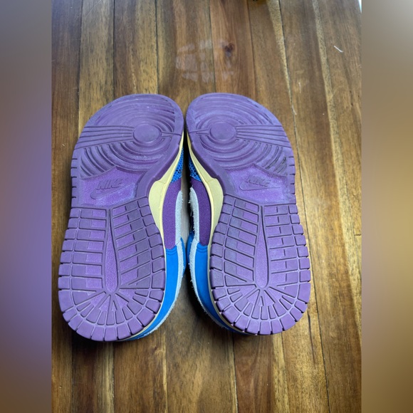 Nike Dunk Low SP x Undefeated "5 On It" sneakers blue and purple - Picture 9 of 13
